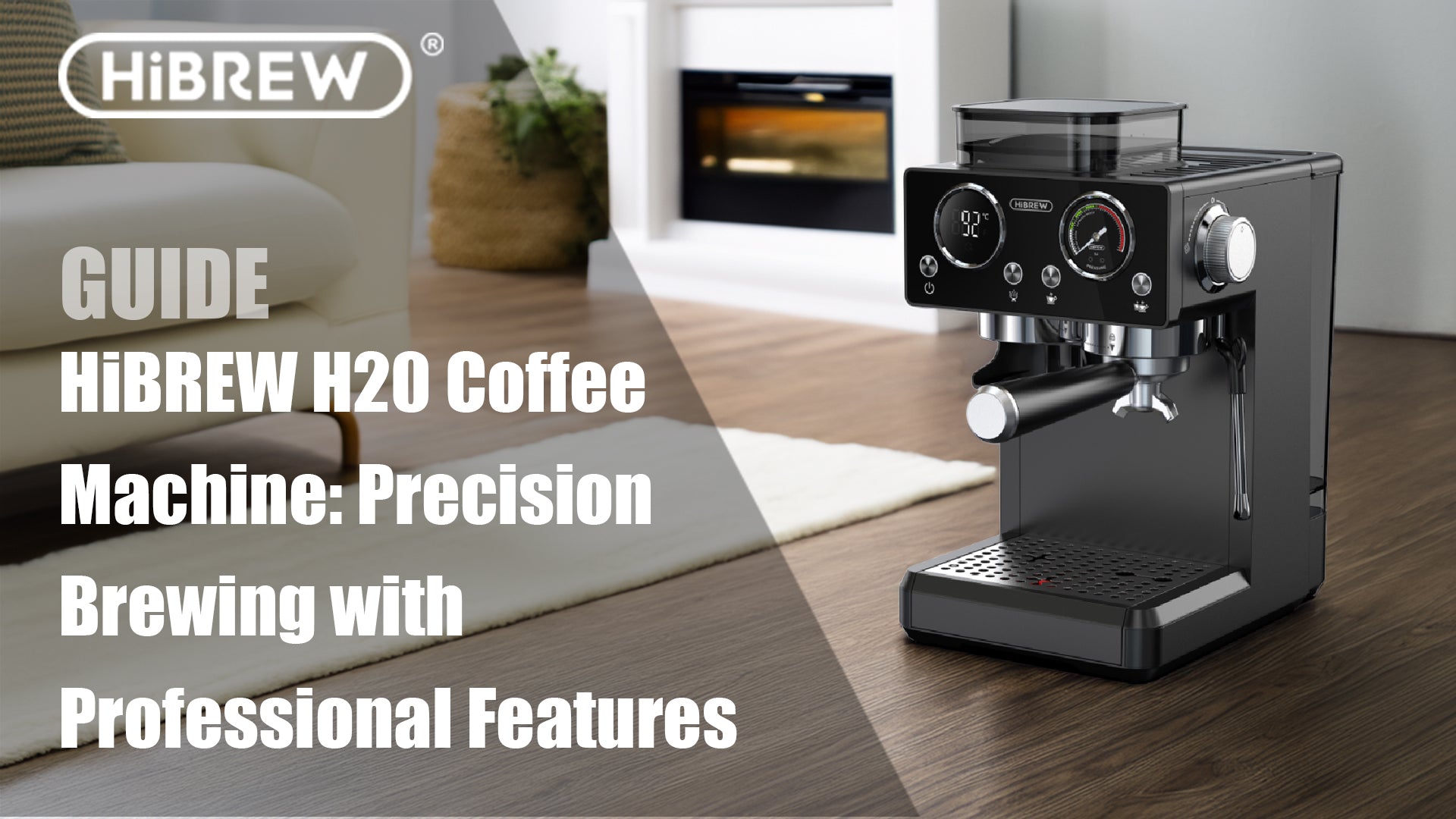 HiBREW H20 Coffee Machine: Precision Brewing with Professional Feature