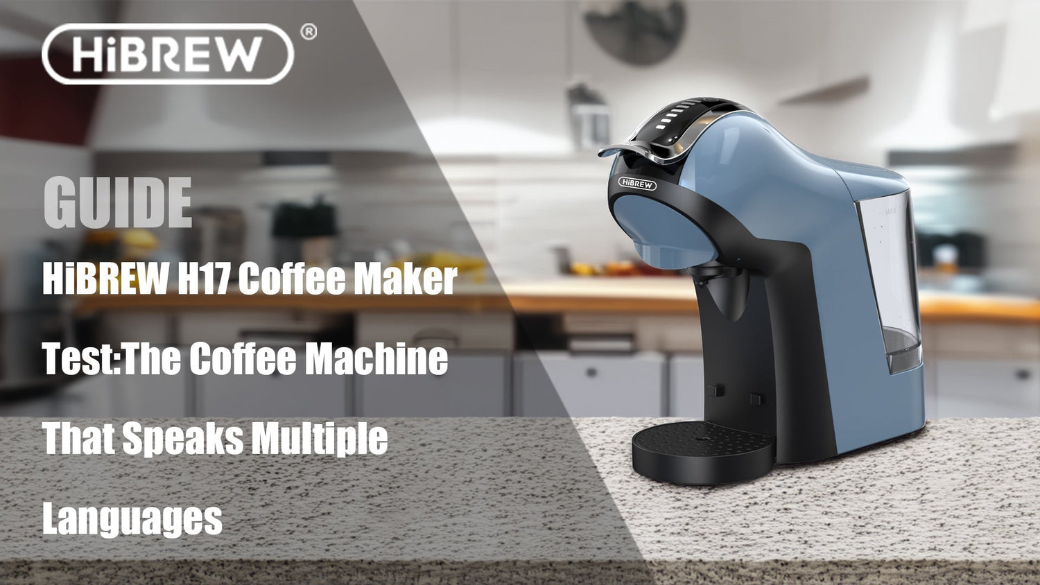 HiBREW H17 Coffee Maker Test:The Coffee Machine That Speaks Multiple Languages