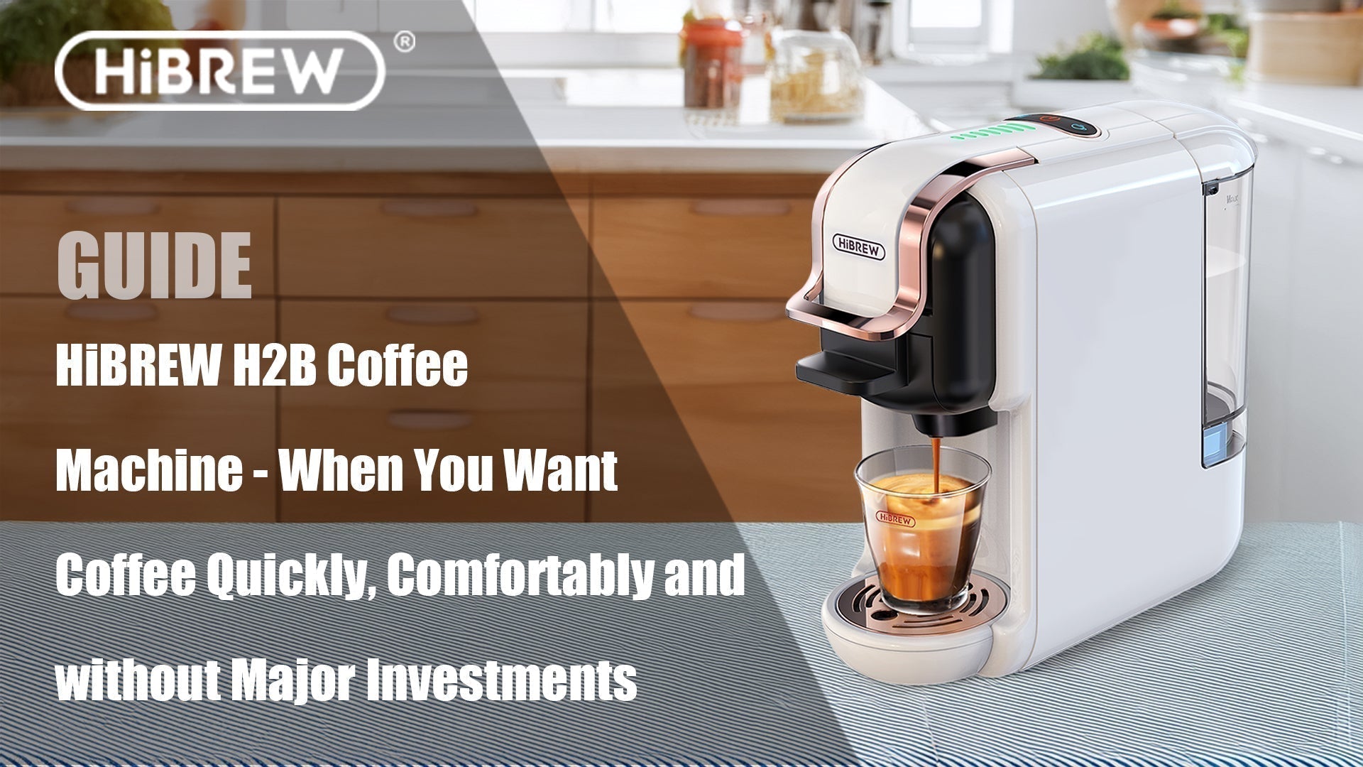 HiBREW H2B Coffee Machine - When You Want Coffee Quickly, Comfortably