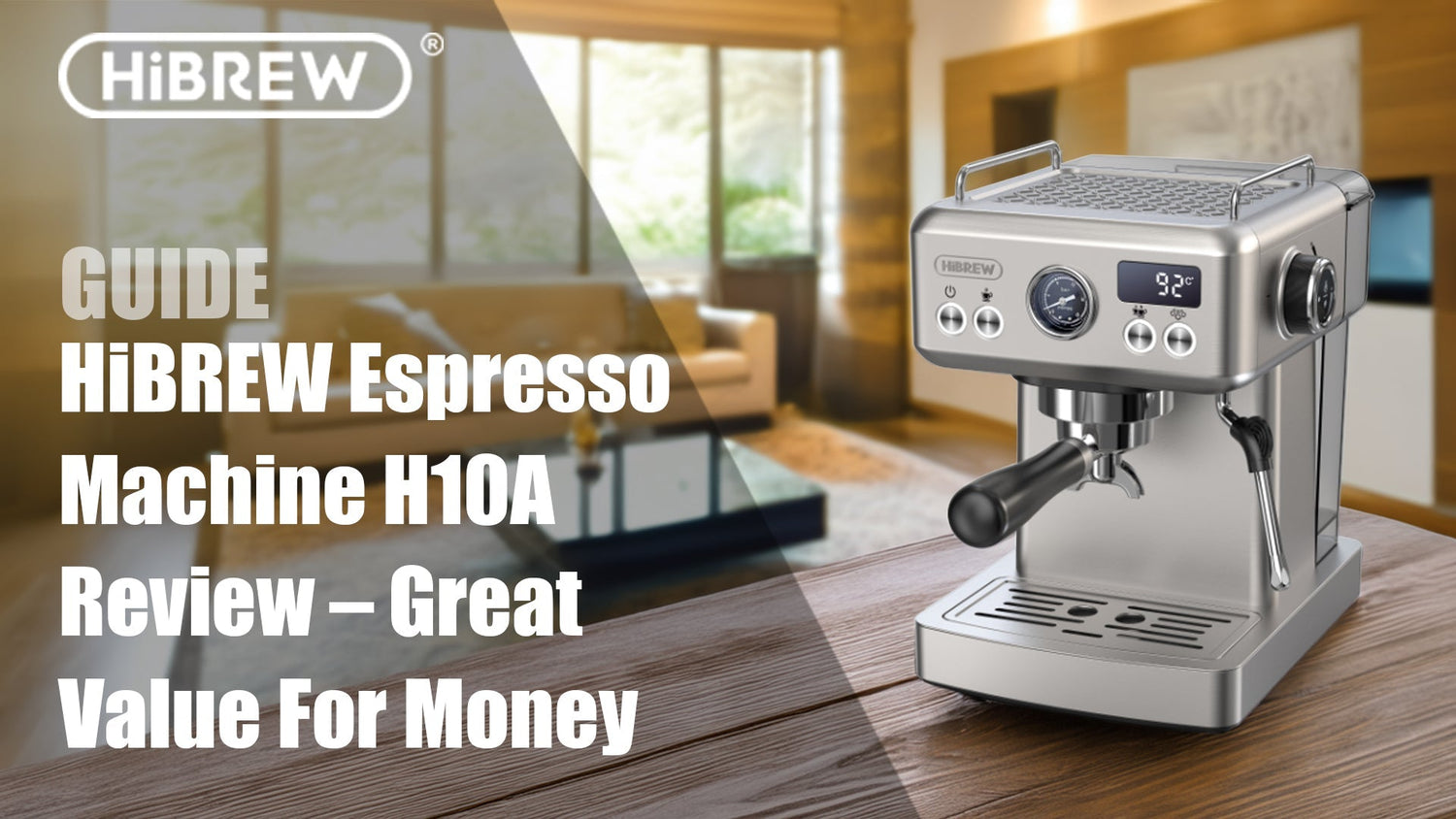HiBREW Espresso Machine H10A Review – Great Value For Money