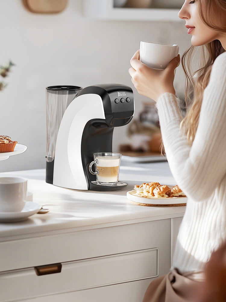 HiBREW H3B 2025 Capsule Coffee Machine – 19Bar Pressure, Works with 3 IN 1
