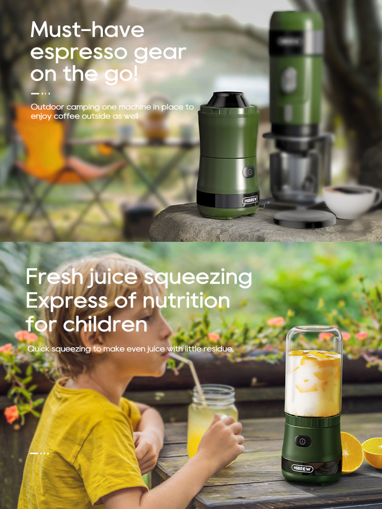 HiBREW Portable 3in1 Electric Coffee Grinder 2000mAh G2