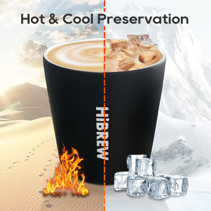 Tragbarer HiBREW-Kaffeebecher im Hängeohr-Stil