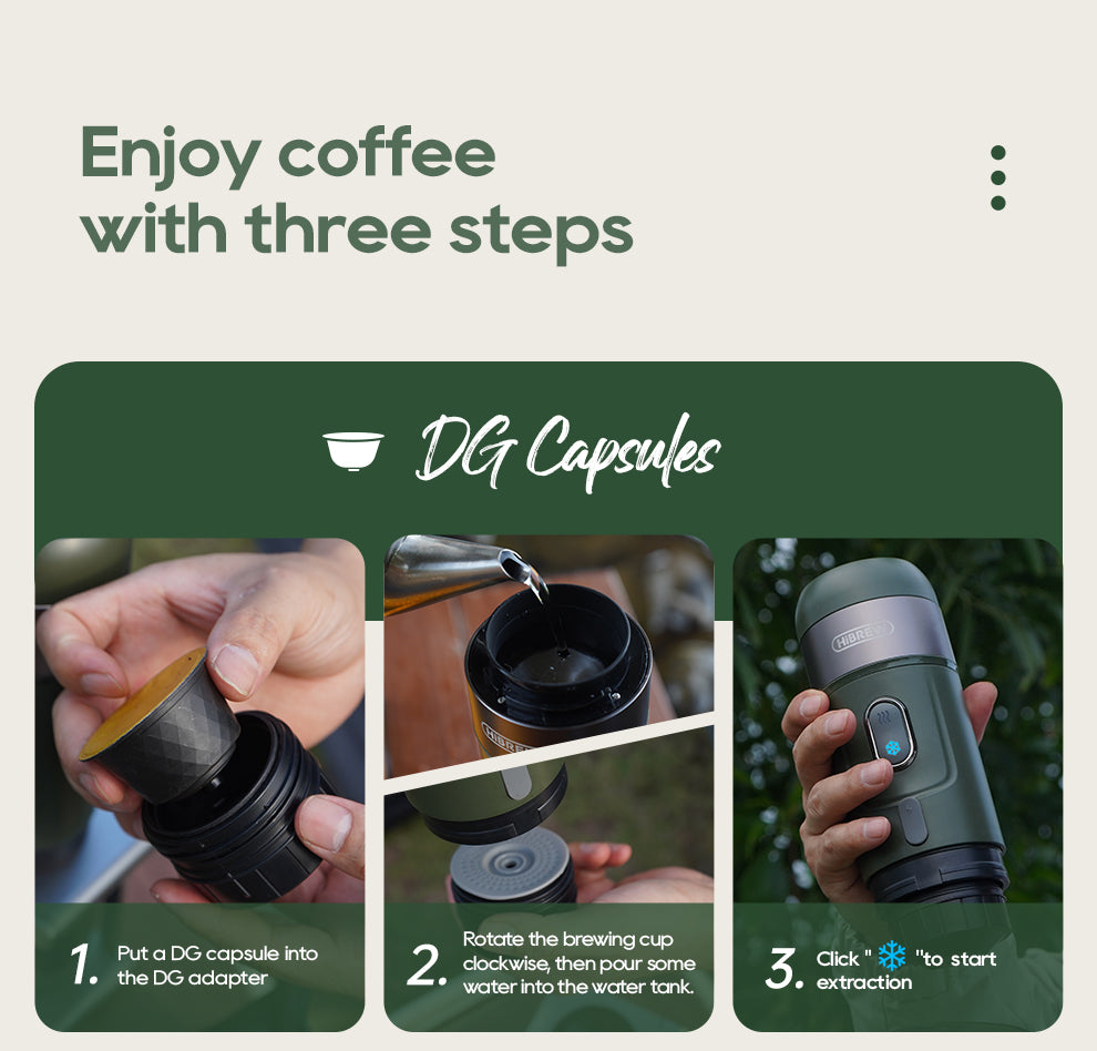 HiBREW Wireless Electric Portable Coffee Machine H4B
