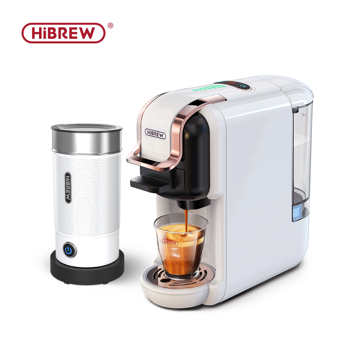 HiBREW 5 in 1 Multiple Capsule Coffee Machine 20Bar H2B