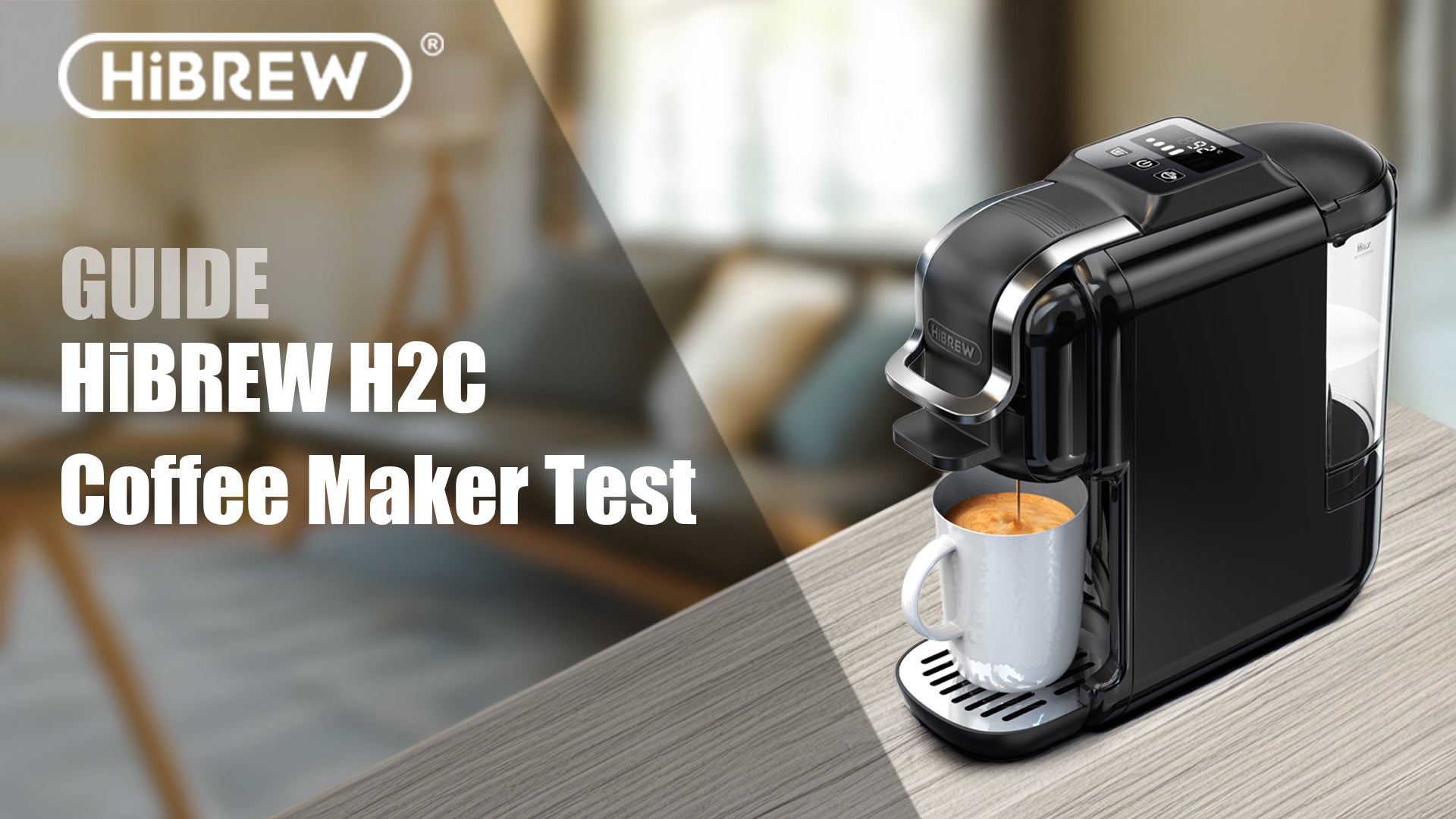 HiBREW H2C Coffee Maker Test