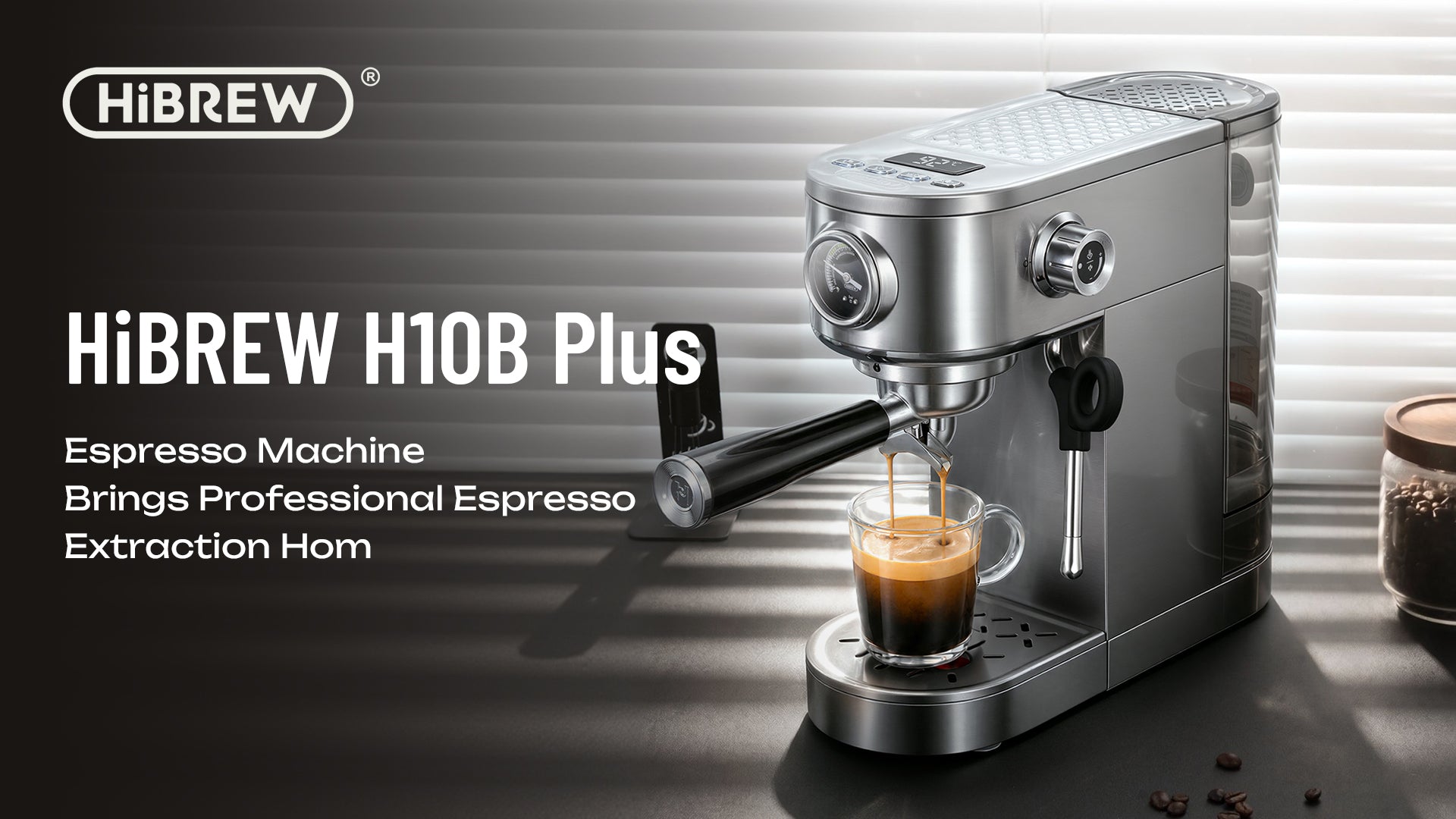 New Product Launch: HiBREW H10B Plus Espresso Machine Brings Professio