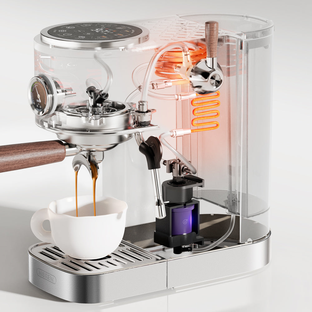 HiBREW Dual Boiler Espresso Machine with Intuitive Touchscreen H13