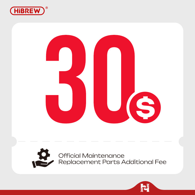 Official Maintenance Replacement Parts Additional Fee