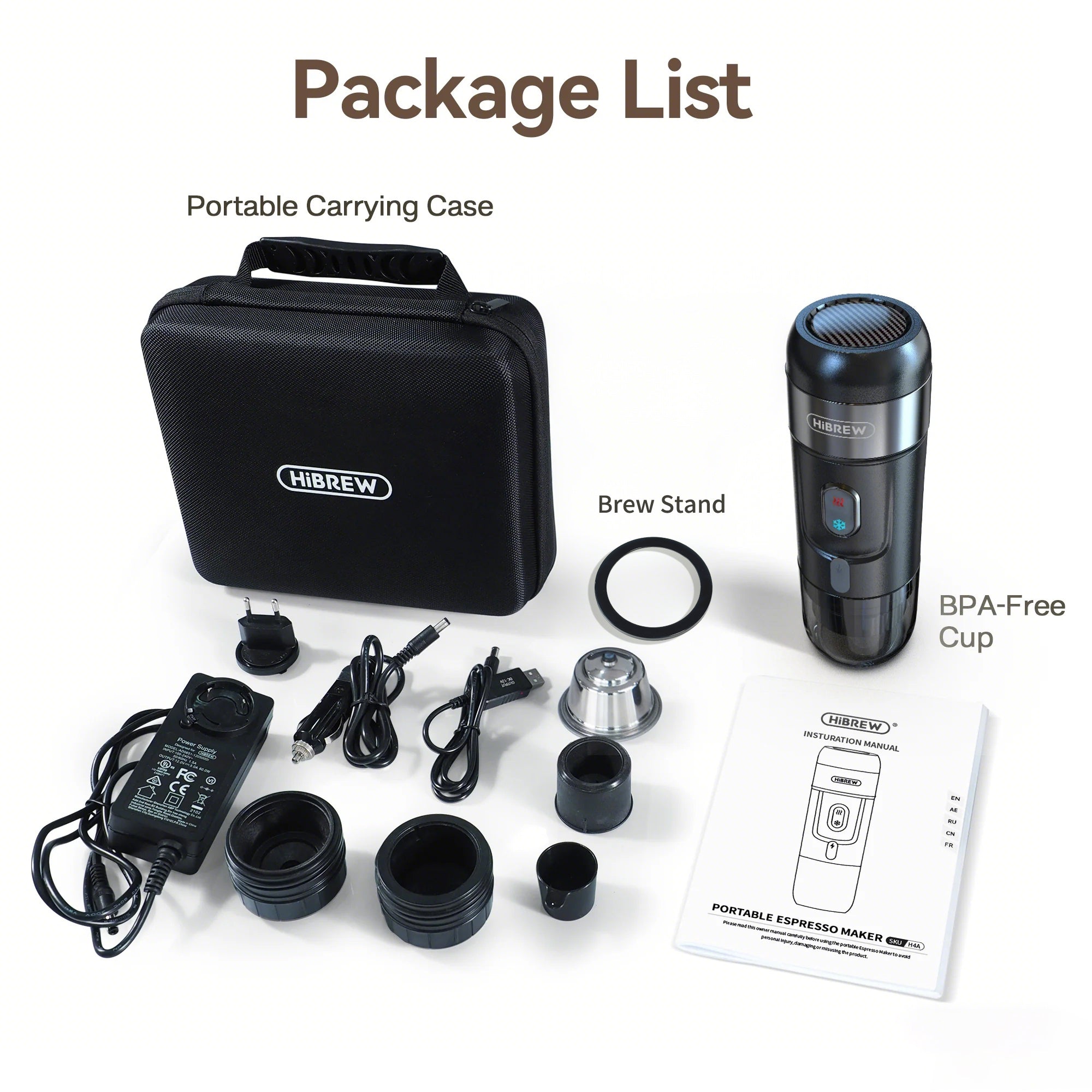 HiBREW Portable Coffee Machine  H4A