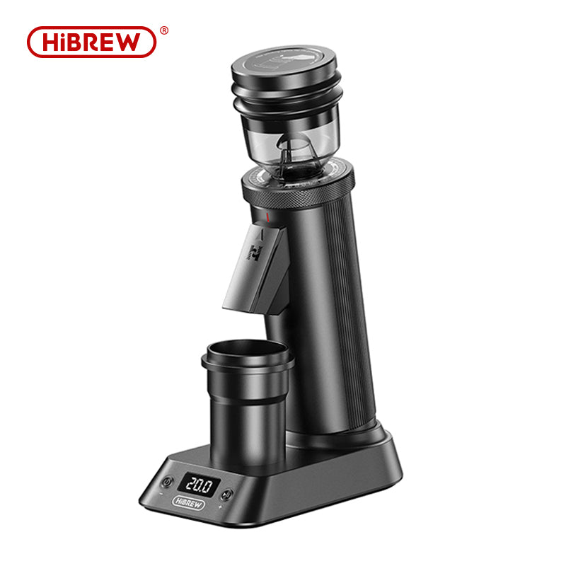 HiBREW G5 Plus Coffee Grinder | 48mm Conical Burr, Adjustable Timer & Dual-Speed Grinding