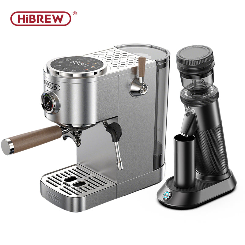 ماكينة صنع الإسبريسو HiBREW ثنائية الغلاية مع شاشة لمس تفاعلية H13