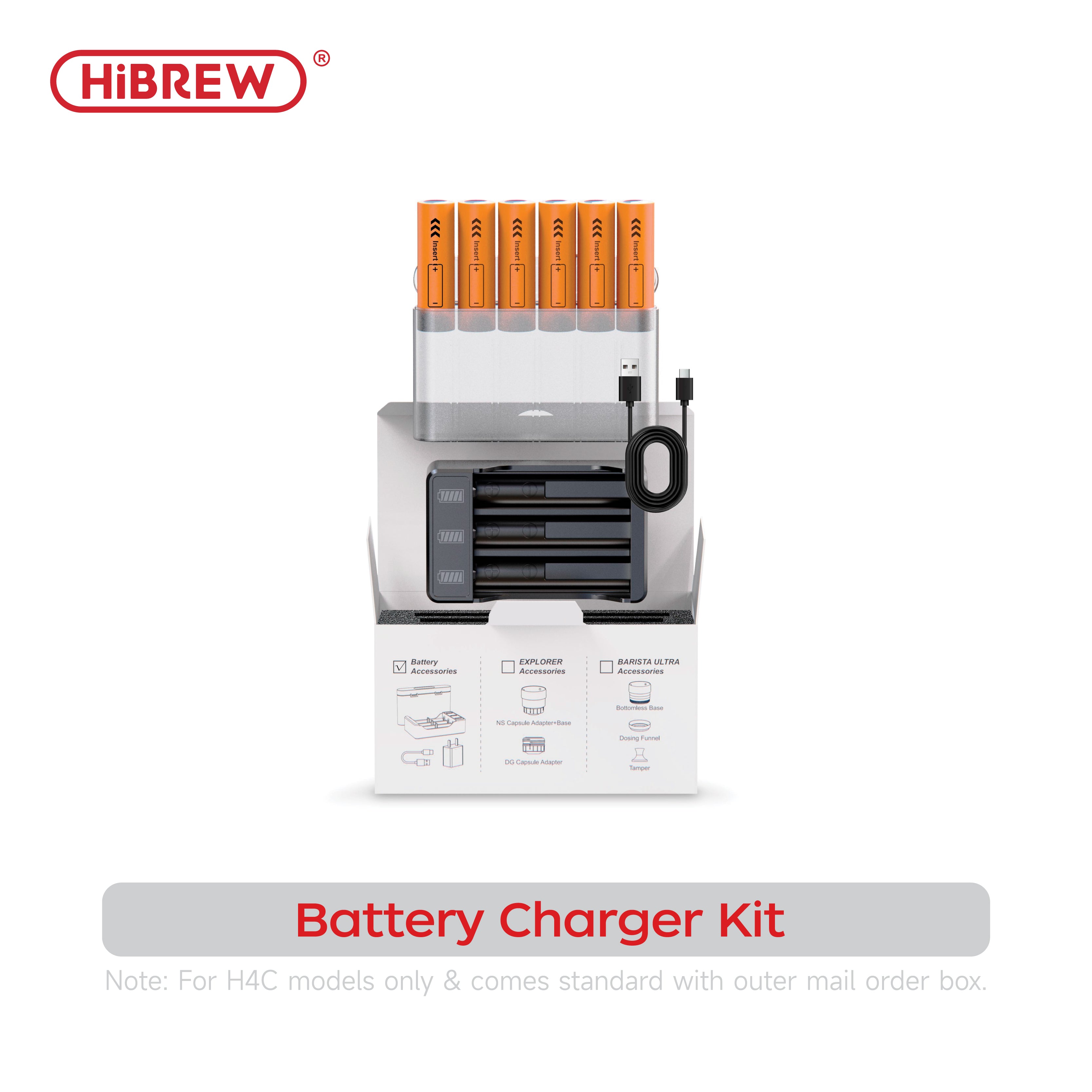 Batteries and Battery Chargers for H4C