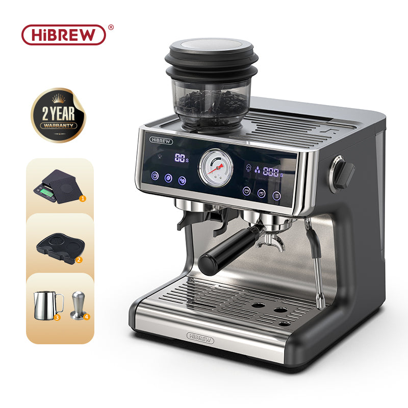 HiBREW Dual Boiler System Barista Pro Espresso Coffee Machine  H7A